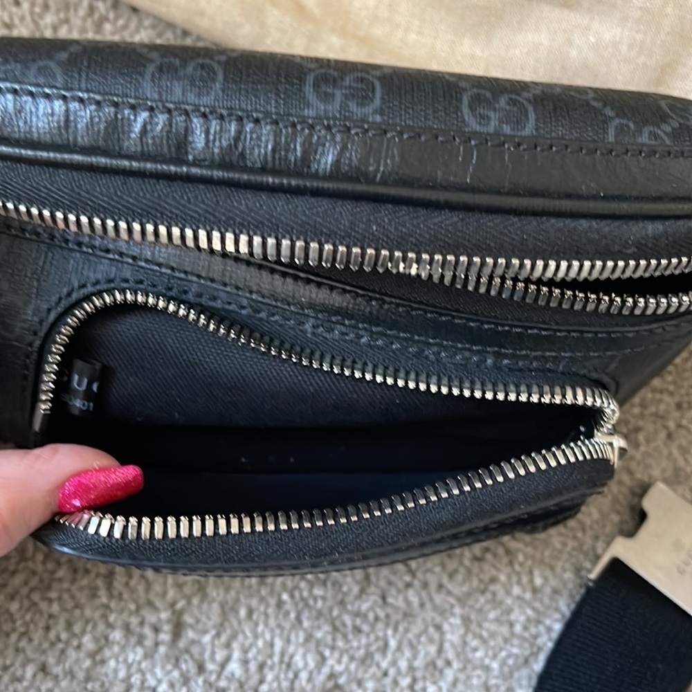 Gucci black belt purse, Fanny pack - Picture 4 of 5